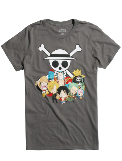 straw hat pirates dressed in red